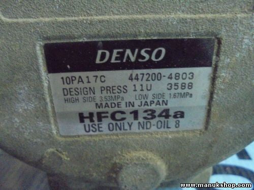 Compresor de Aire Rover Freelander 4472004803 10PA17C HFC134a DENSO 4473006270