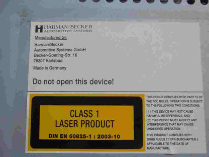 Navegación de la pantalla Porsche Cayenne 2008 3.6 PCM21E1RDWEC 7L5035192C