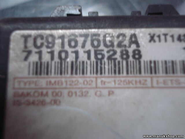 Unidad de control del inmovilizador Mazda 323F Premacy TC91675G2A 7110115288