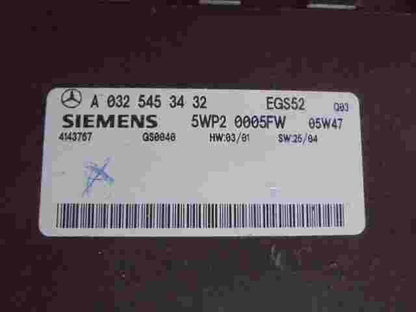 Trasmissione controller Mercedes EClass W211 A0325453432 Q03 SIEMENS 5WP20005FW