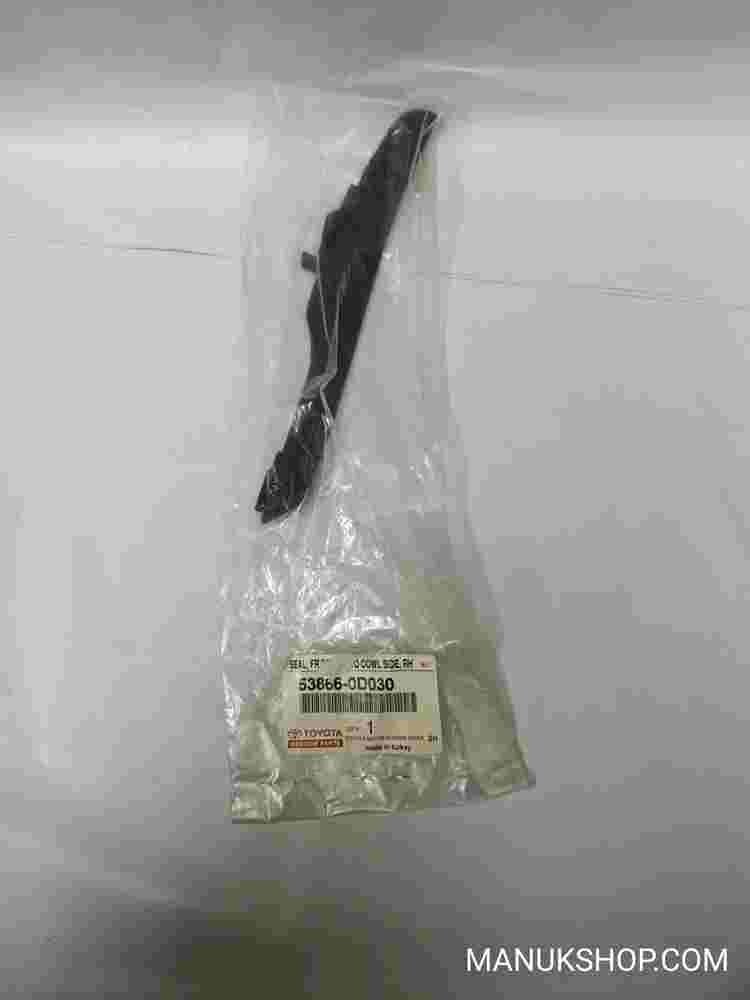 Front Fender To Cowl Side Seal RH  Toyota Yaris 538660D030 53866-0D030