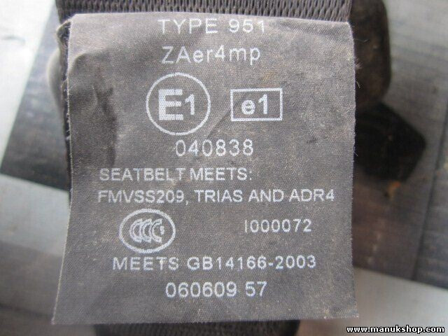 Cinturón de seguridad delantero derecho Land Rover Freelander 6G9N61294BGW