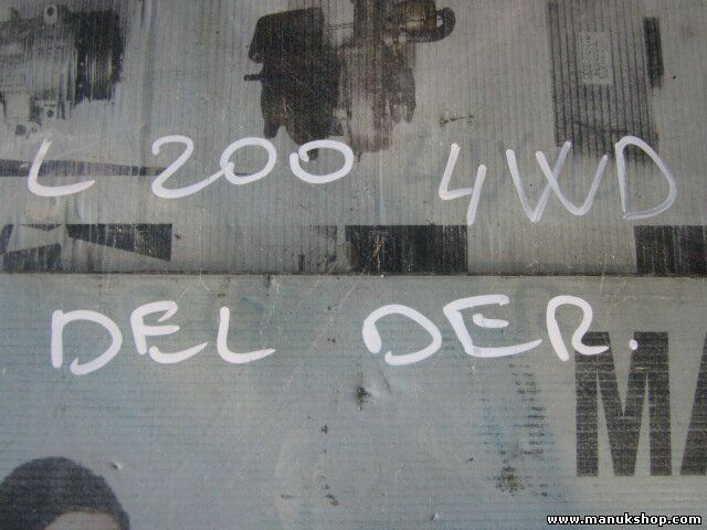 Vetro porta anteriore destra Mitsubishi L200 4WD 43R00033 M273AS2DOT20