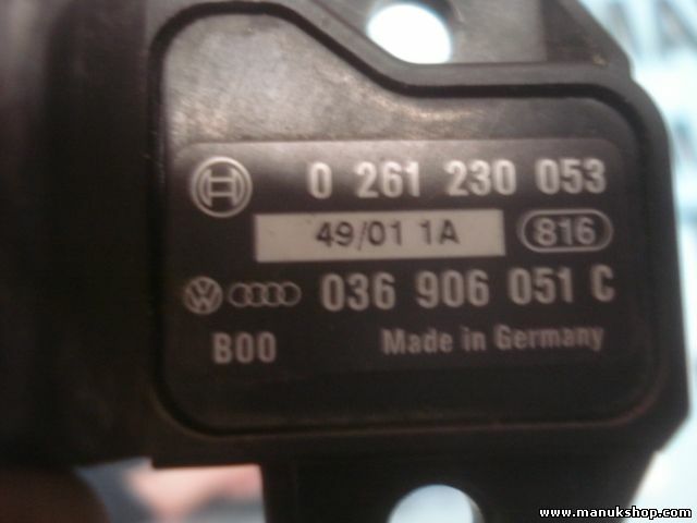 Sensor presión de aire  Audi A4 B6 B7 VW Passat 3BG BOSCH 0261230053 036901056C