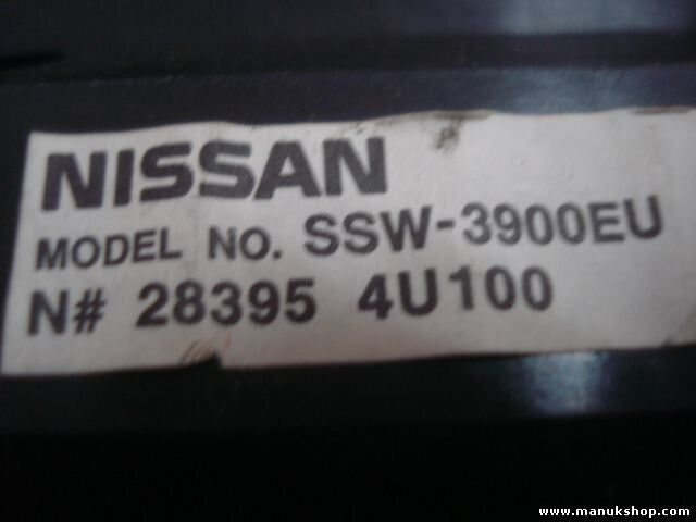 Interruptor del sistema de navegación Nissan N283954U100 SSW-3900EU SSW3900EU