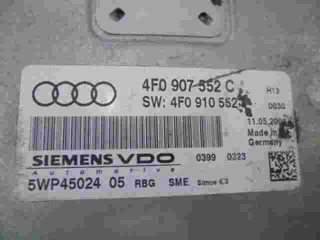 Centralita Audi A6 S6 C6 4F0907552C 4F0910552 SIEMENS VDO 5WP45024 05 5WP4502405