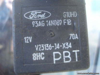 Recocido controlador Glow relé enchufe Ford Fiesta Escort 12V 70A 93AG14N089F1B