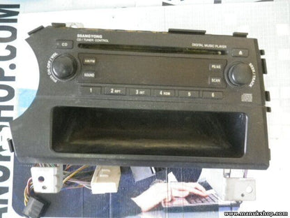 CD-Player Radio SsangYong Actyon 8910009101 89100-09101 06B27A00463 9CA04077 E1