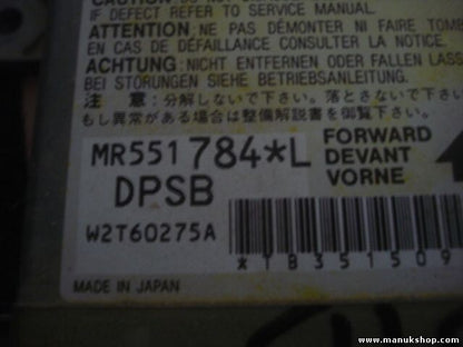Sensor de impacto de airbag Mitsubishi Pajero Montero DPSB MR551784
