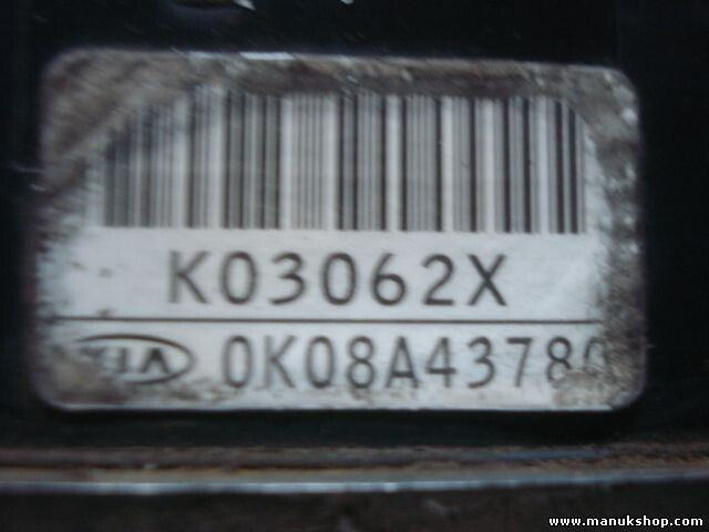 Unidad hidráulica del ABS Kia Sportage 0K08A43780 K03062X