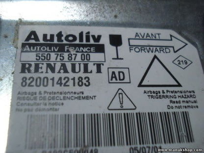 Sensor de impacto de airbag Renault Laguna (AD) 8200142183 AUTOLIV 550758700