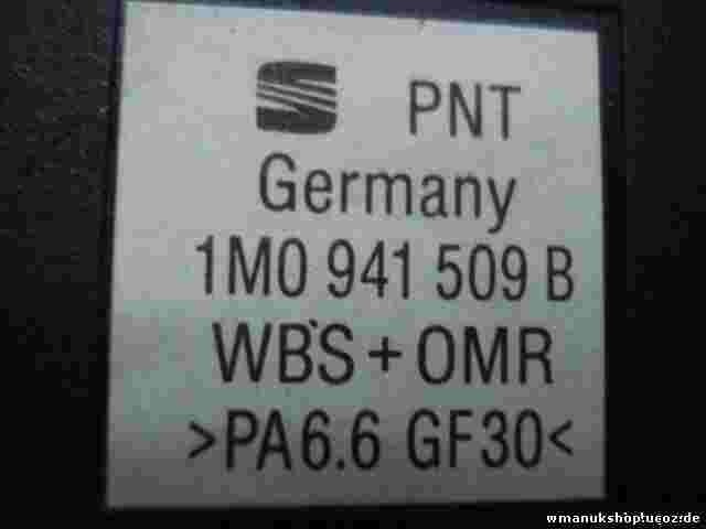 Interruptor de emergencia warning Seat Leon 1M0941509B 1M0 941 509 B 1MO9B