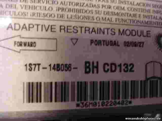 Sensor de impacto de airbag Ford Mondeo  .2003 1.8 1S7T14B056BH 1S7T-14B056-BH