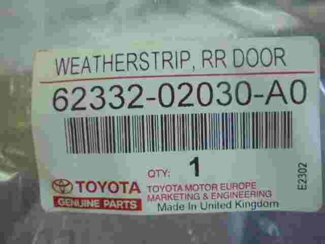 Striscia meteo porta RR Toyota Corolla 6233202030A0 62332-02030-A0