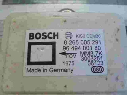 Sensor guiñada Citroen Peugeot 307 C4 MM3.7K 9649400180 3003251 0265005291