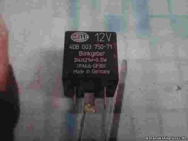 Indicador relé  Audi 80 4DB00375071 4DB 003 750-71 HELLA PA6.6-GF30