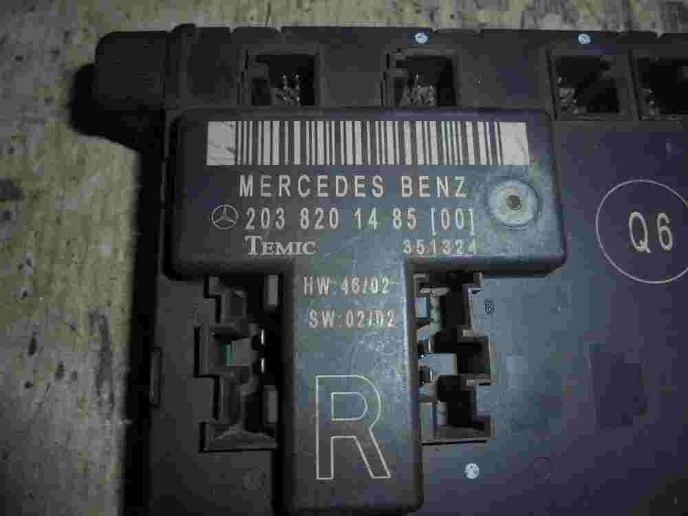 Modulo di controllo carrozzeria Mercedes-Benz W203 2038201485 Q6 TEMIC 351324