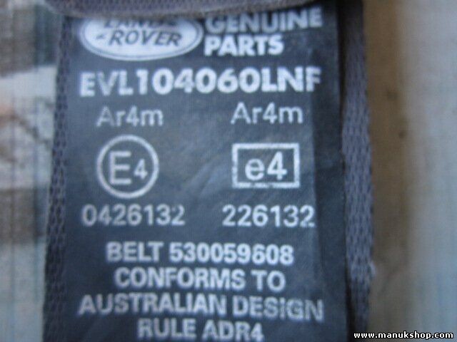 Cinturón de seguridad trasero izquierdo Land Rover Freelander EVL104060LNF