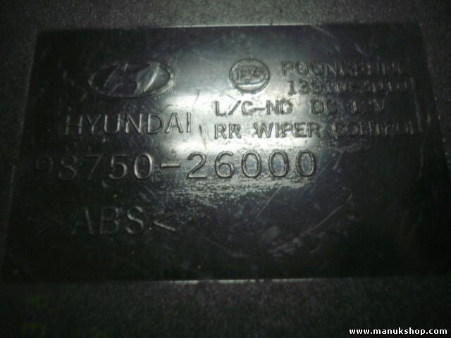 relè tergicristallo Hyundai 9875026000 98750 26000 13910 3010