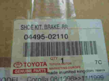 Kit Scarpe Freno Posteriore Toyota Carina Corolla 0449502110 04495-02110