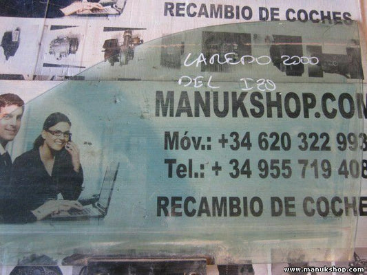 Cristal de  puerta delantera izquierda Jeep Grand Cherokee 43R00049 DOT24AS2M25