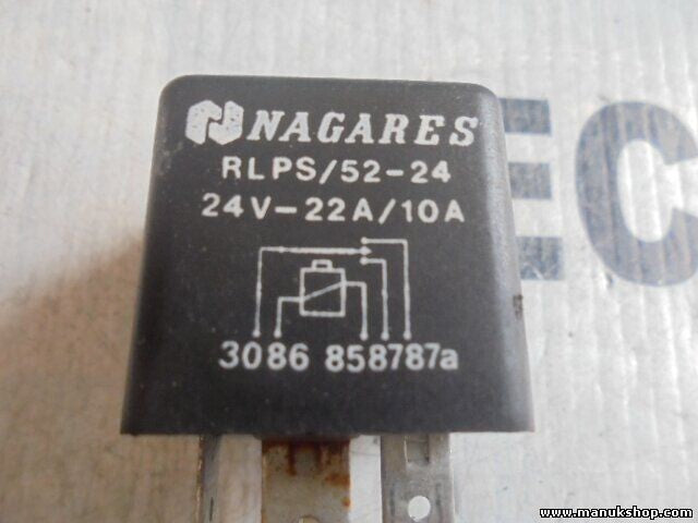 Relé MAN Nagares RLP5224 RLP/52-24 24V-22A/10A