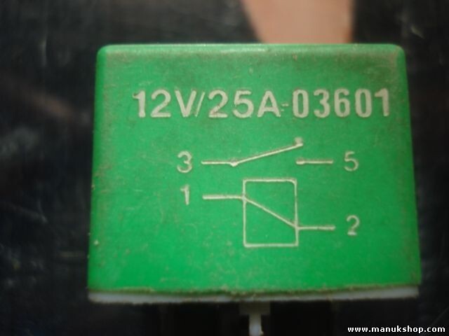 Relé Cartier Citroen Jumpy 12V 25A 03601 12V/25A 03601 12V/25A 03.601