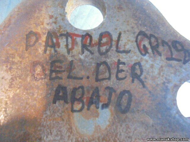 Bisagra de la puerta delantera derecha abajo Nissan Patrol 85 KW,116 PS G9600