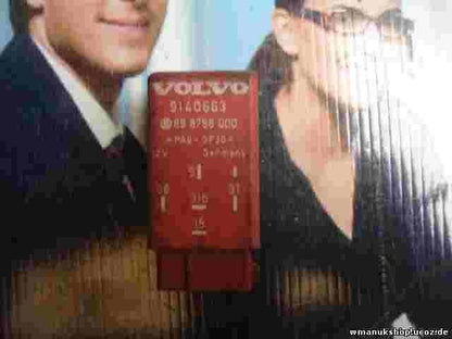 Relé del limpiaparabrisas  Volvo 850 9140663 898758000 89 8758 000