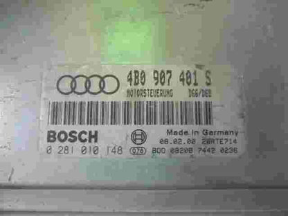 Centralita Audi A6 C5 2.5TDI 4B0907401S 4BO907401S 28RTE714 BOSCH 0281010148