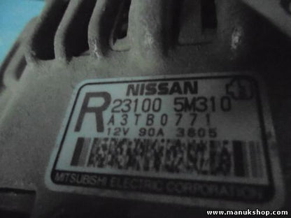 Alternador Nissan X-Trail 2.2 231005M310 23100 5M310 A3TB0771 443633 0986080740