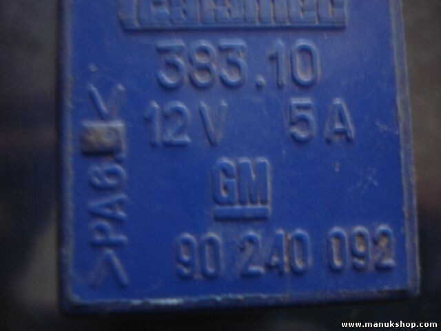 Relé del limpiaparabrisas Opel Astra F Corsa B Vectra A Omega GM 90240092