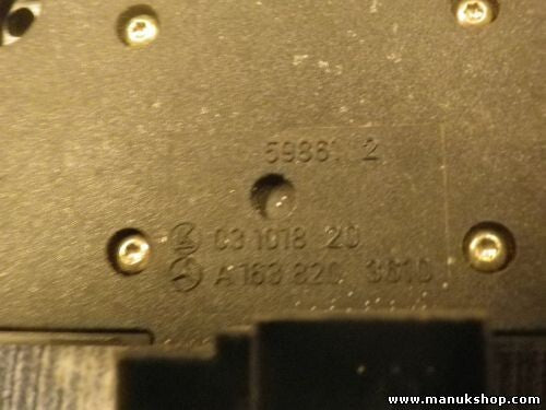 Interruptor de la luz interior Mercedes-Benz W163 ML 270 CDI A1638203610