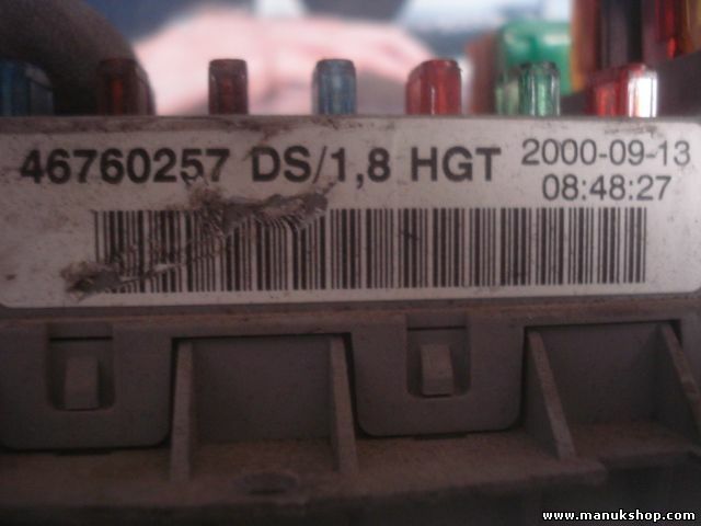 Scatola fusibili Fiat Punto (188) 1.9 JTD 46760257 DS 1.8 HGT
