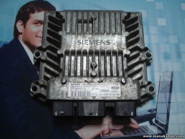 Centralita del motor Ford Fusion 1,4 TDCi SID 804 5S6112A650HA 5WS40240AT