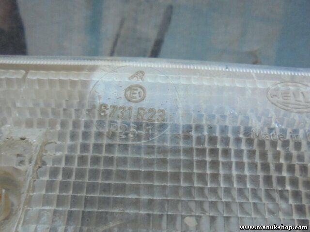 Intermitente delantero derecho SsangYong Musso 8731R23 P25-1 HELLA