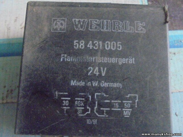 Unidad de control de arranque Llama Iveco WEHRLE 24V 58431005 58 431 005