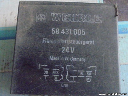 Unidad de control de arranque Llama Iveco WEHRLE 24V 58431005 58 431 005