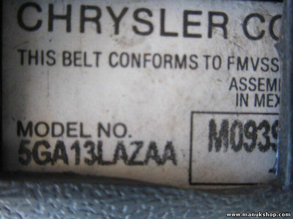 Chiusura cintura di sicurezza anteriore sinistra Jeep Grand Cherokee 5GA13LAZAA