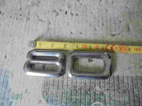 Emblema trasero Audi coupe 80 6,5cm