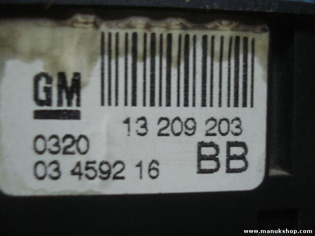 mando botonera elevalunas Opel Zafira B Astra H 13209203 GM13209203 03459216