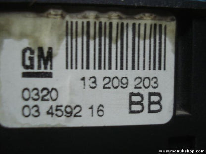 mando botonera elevalunas Opel Zafira B Astra H 13209203 GM13209203 03459216
