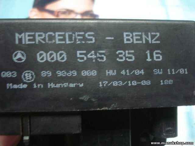 Recocido controlador Glow relé enchufe Mercedes-Benz E-Klasse W210 0005453516