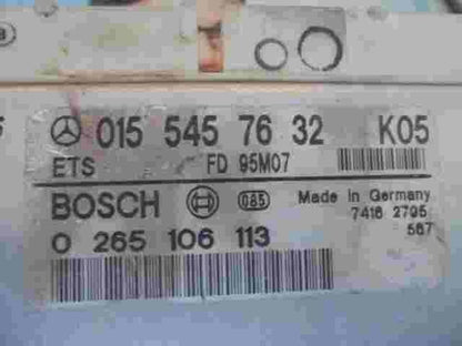 ETS ABS Centralita Mercedes E-Class W210 0155457632 K05 BOSCH 0265106113 FD95M07