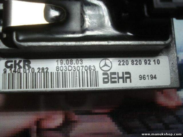 Resistencia calefaccion Mercedes W163 W220 2208209210 220 820 92 10 9140010282 