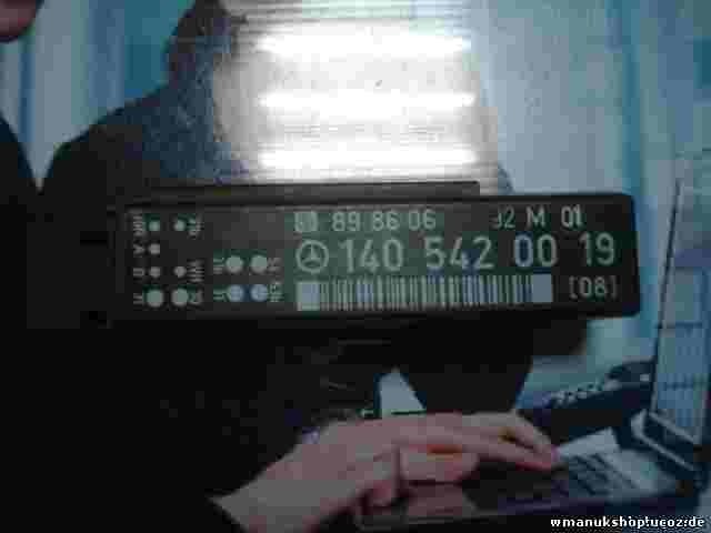 Motor del limpiaparabrisas Controller Mercedes-Benz W140 140542001 898606