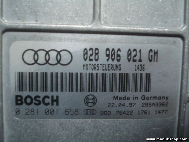 Centralita del motor Audi A4 1.9 028 906 021 GM 028906021GM 28SA3362 0281001658