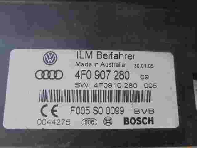 Unità di controllo di rete Audi A6 S6 C6 4F 4F0907280 (09) 4F0910280 F005S00099