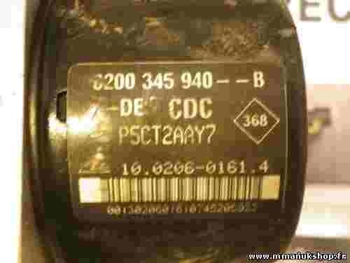 Unidad hidráulica del ABS Renault Laguna 8200345940B ATE 10020601614 10096014423