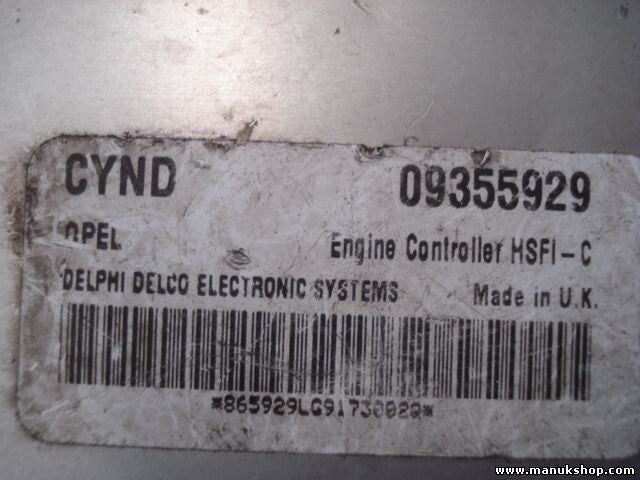 Centralita  Opel Astra G Vectra B Zafira A CSSJ 09355929 HSFI-C